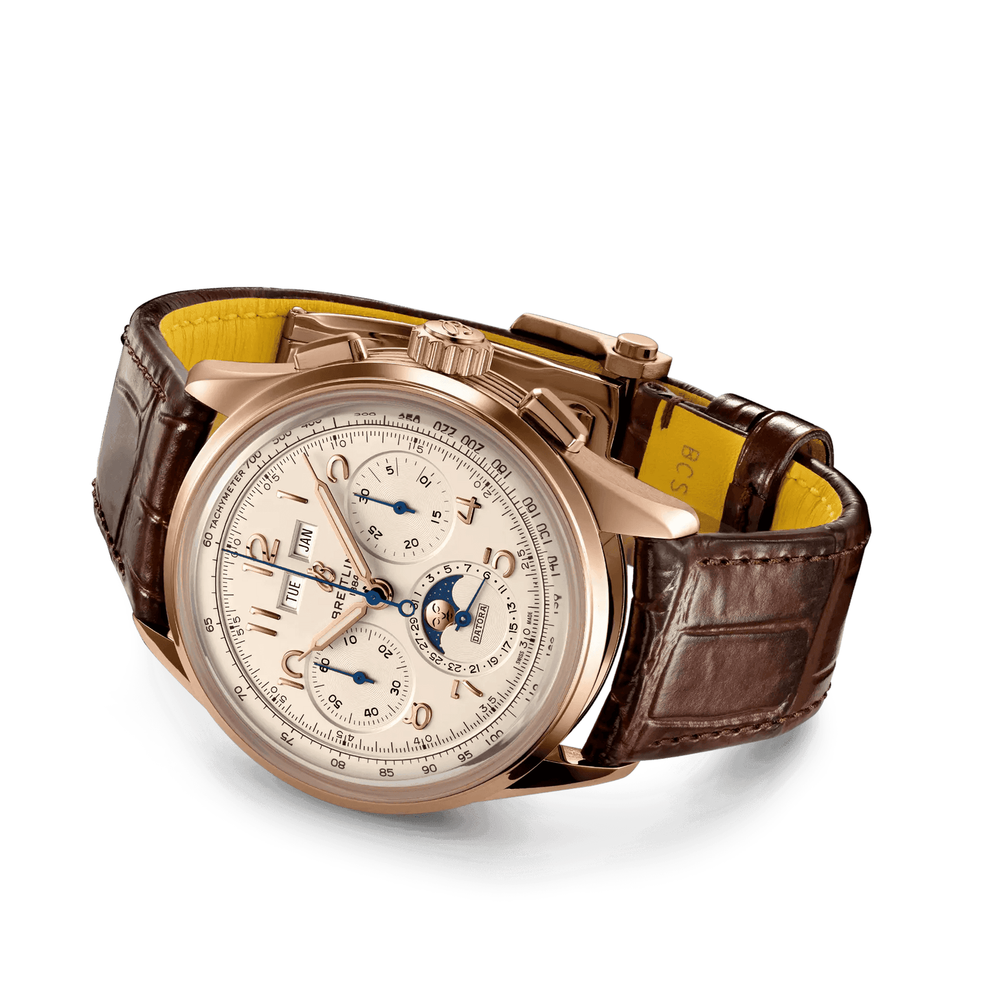 BREITLING Premier B25 Datora 42mm, Red Gold, Champagne dial - Classic Kaf