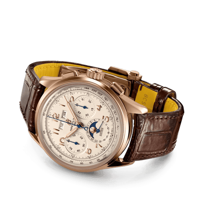 BREITLING Premier B25 Datora 42mm, Red Gold, Champagne dial - Classic Kaf